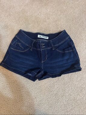 YMI Dark Indigo Stretch Denim Shorts